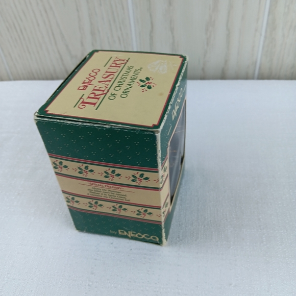 Vintage 80s Enesco Special Delivery Mouse mailing letter mail box Red post box - Picture 10 of 12